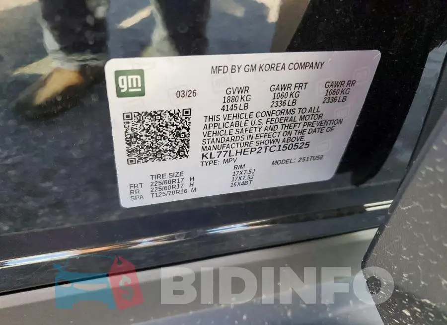 KL77LHEP2TC150525 Photo# 13