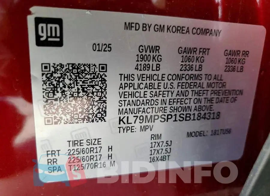 KL79MPSP1SB184318 Photo# 12