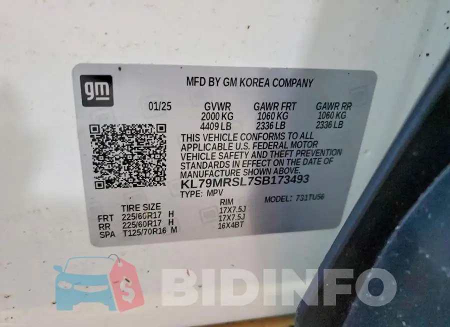 KL79MRSL7SB173493 Photo# 14