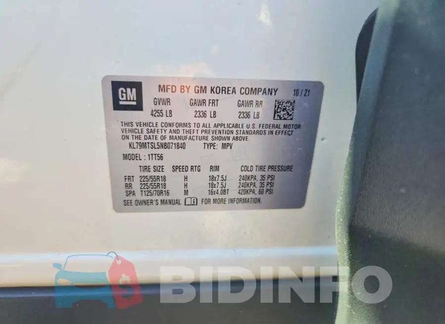 KL79MTSL5NB071840 Photo# 12
