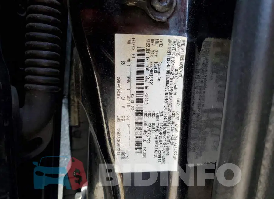 1FADP3L96HL259942 Photo# 12