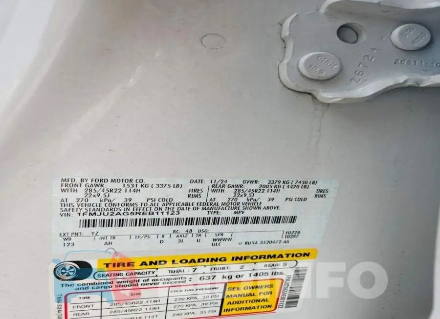 1FMJU2AG5REB11123 Photo# 13