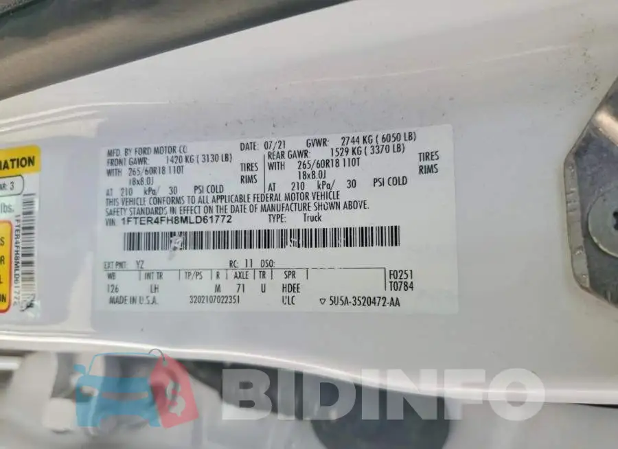 1FTER4FH8MLD61772 Photo# 12