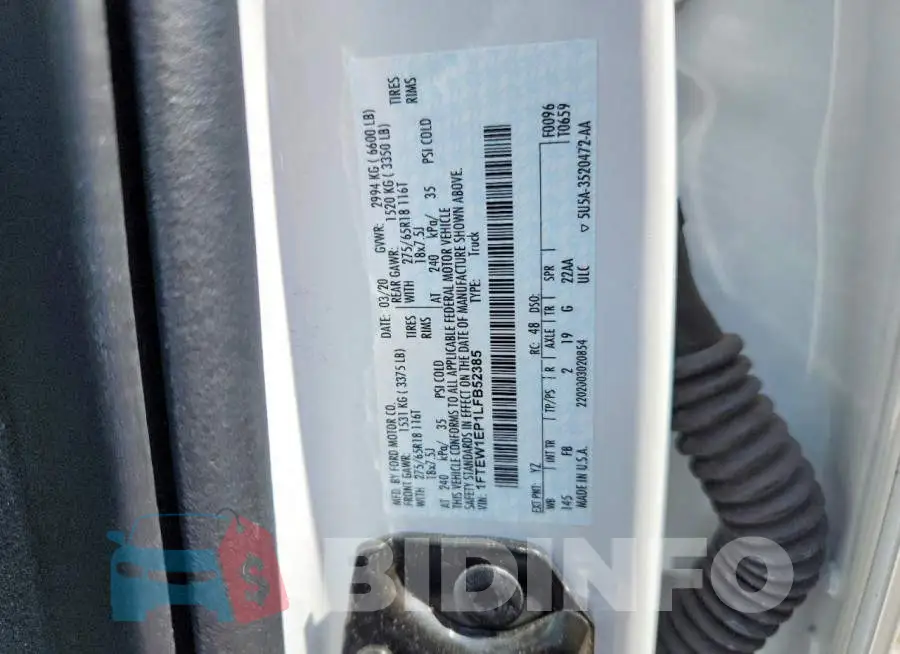 1FTEW1EP1LFB52385 Photo# 12