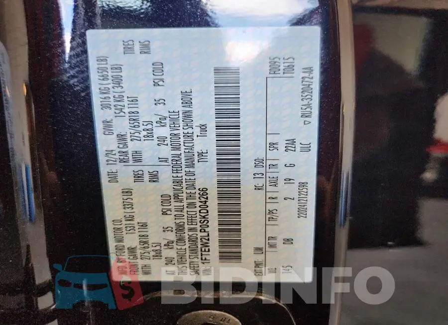 1FTEW2LP0SKD04266 Photo# 12