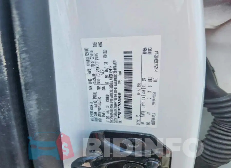 1FTFW1RG7KFA58069 Photo# 12