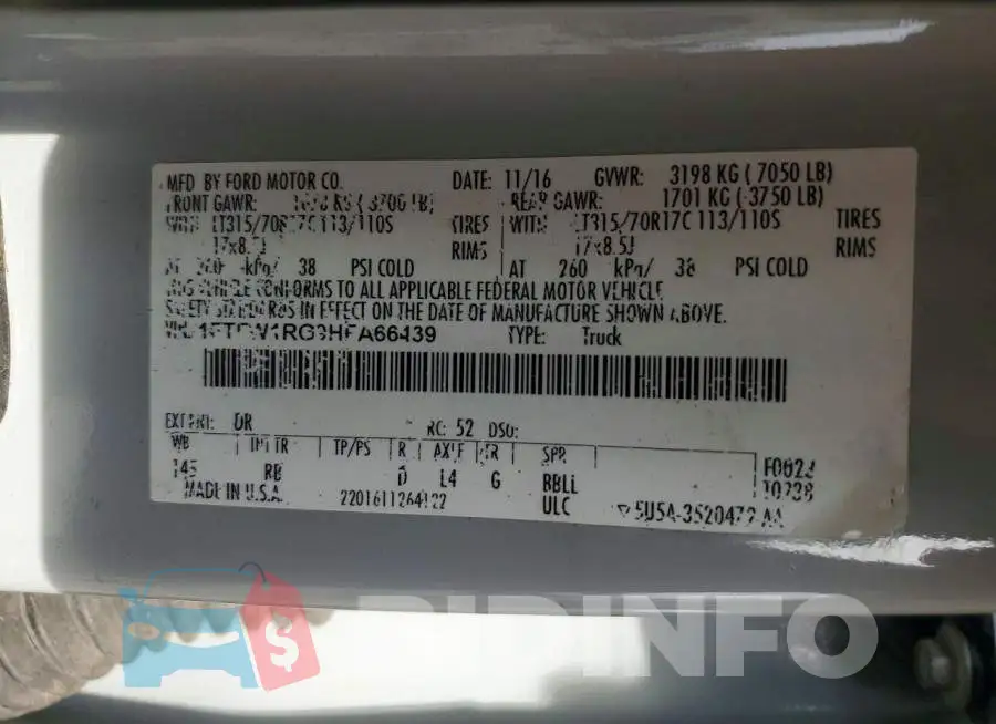 1FTFW1RG9HFA66439 Photo# 12