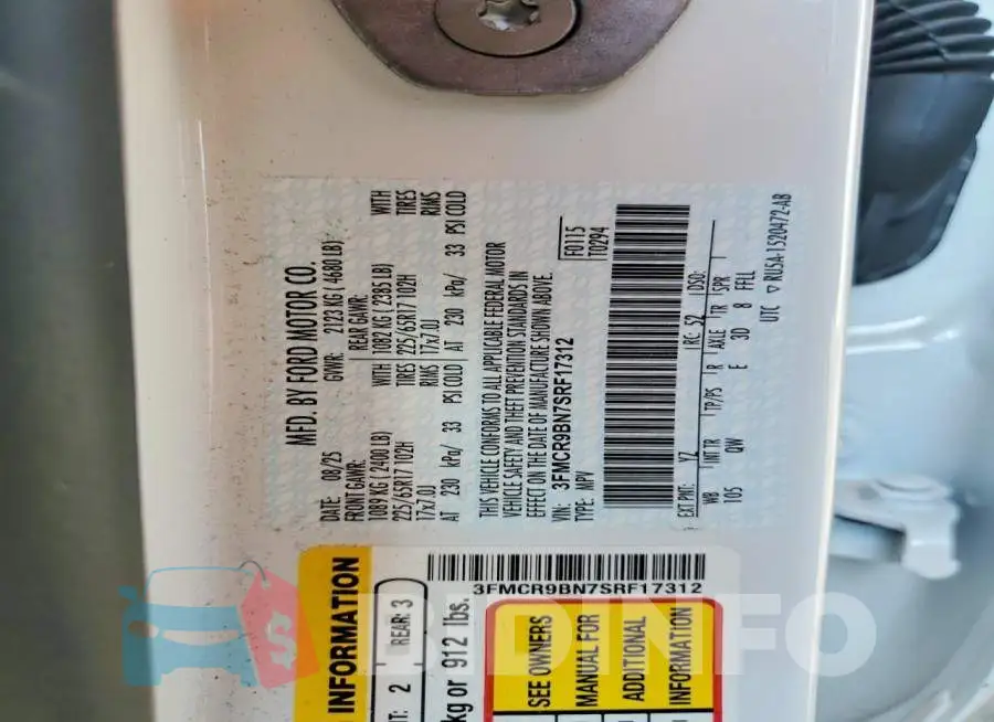 3FMCR9BN7SRF17312 Photo# 13