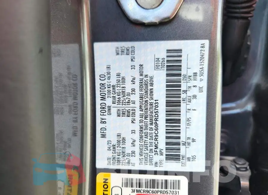 3FMCR9C60PRD57031 Photo# 13