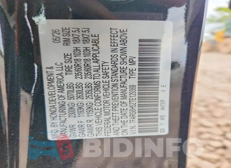 7FARS6H52TE129369 Photo# 12