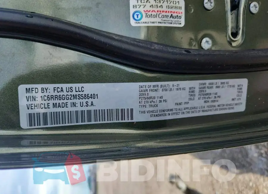 1C6RR6GG2MS586401 Photo# 12