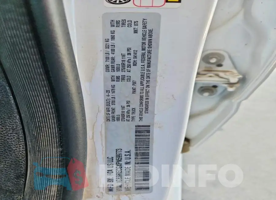 1C6SRECGXPN599773 Photo# 12