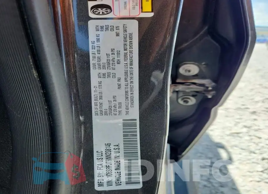 1C6SRFJT9NN208146 Photo# 13