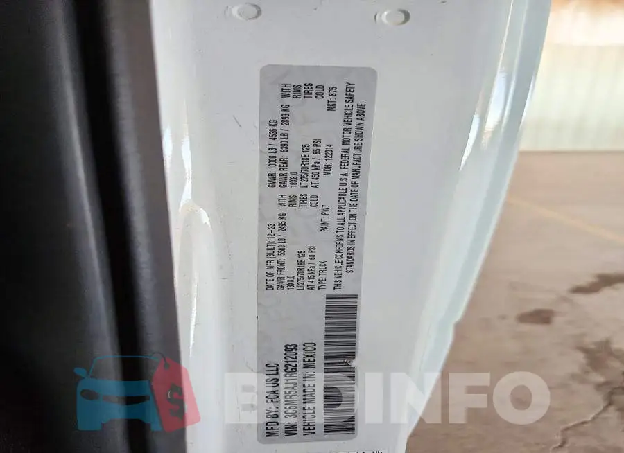 3C6MR5AJ1RG212093 Photo# 12