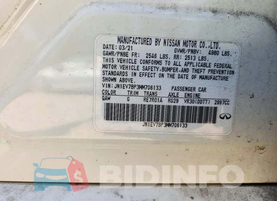 JN1EV7BP3MM706133 Photo# 12