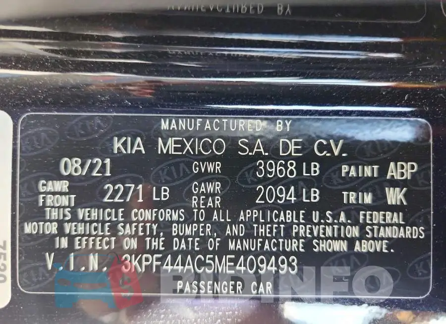 3KPF44AC5ME409493 Photo# 12