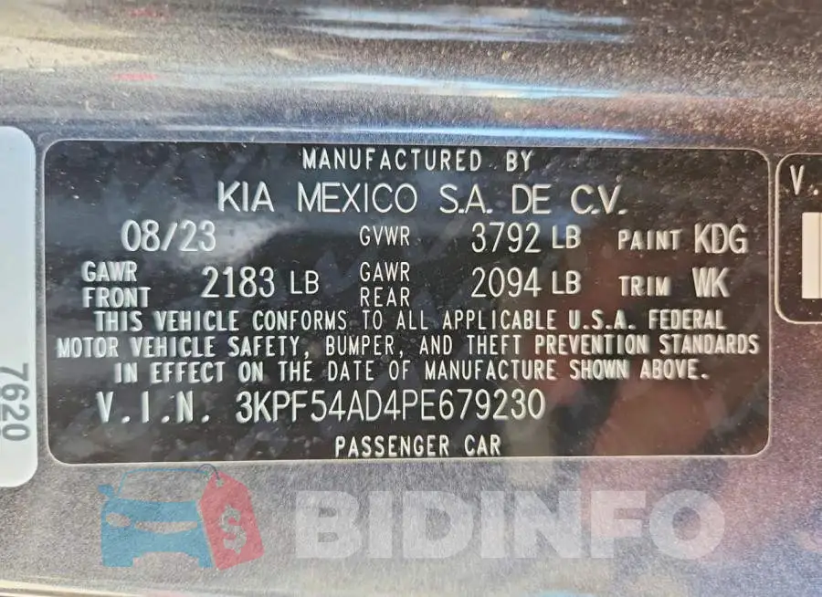 3KPF54AD4PE679230 Photo# 13