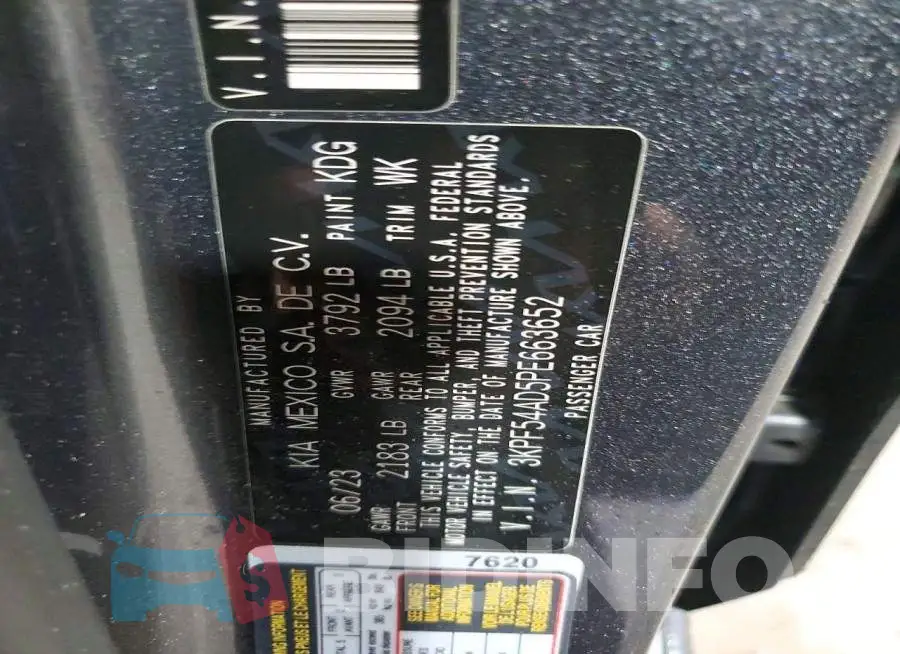 3KPF54AD5PE663652 Photo# 13
