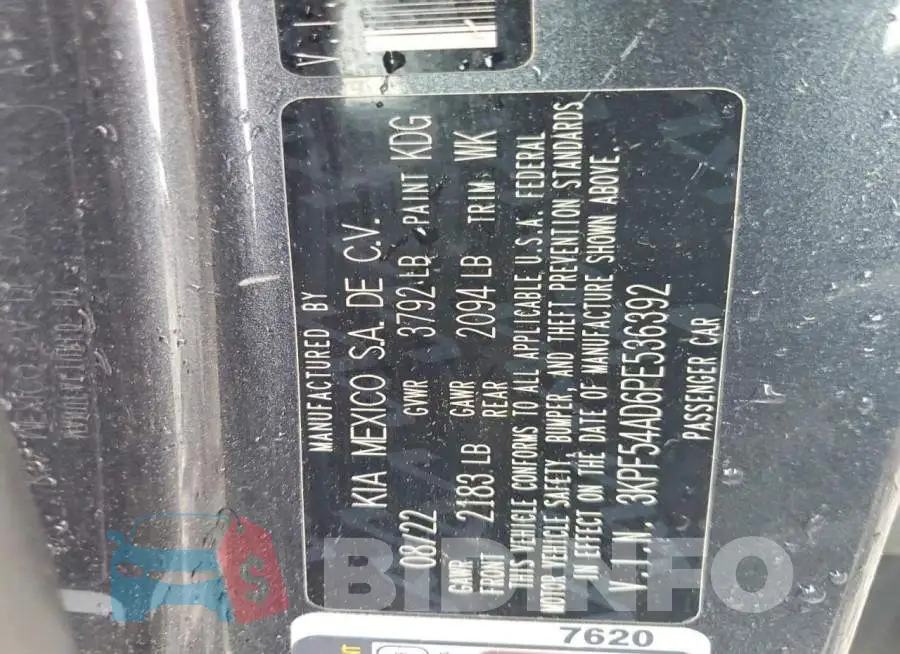 3KPF54AD6PE536392 Photo# 12