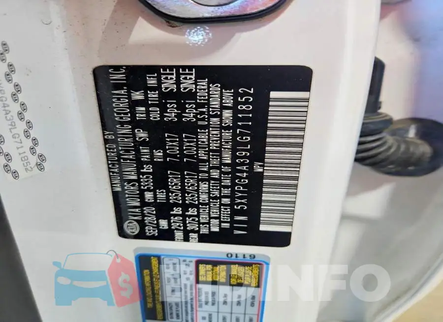 5XYPG4A39LG711852 Photo# 13