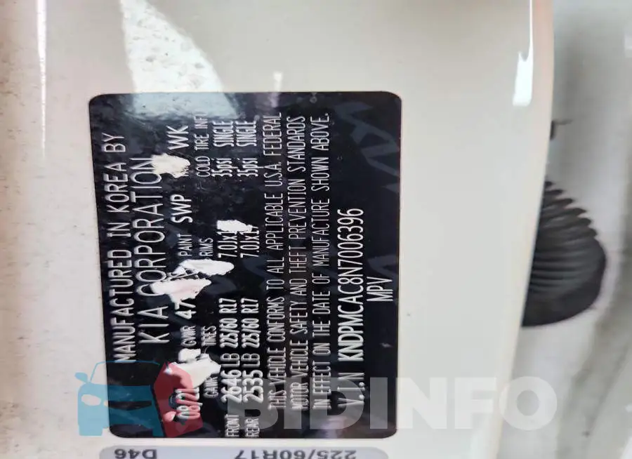 KNDPMCAC8N7006396 Photo# 13