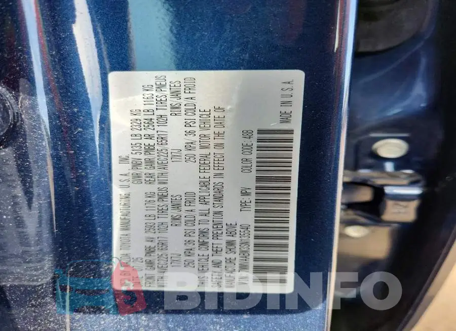 7MMVAABW3SN135540 Photo# 14