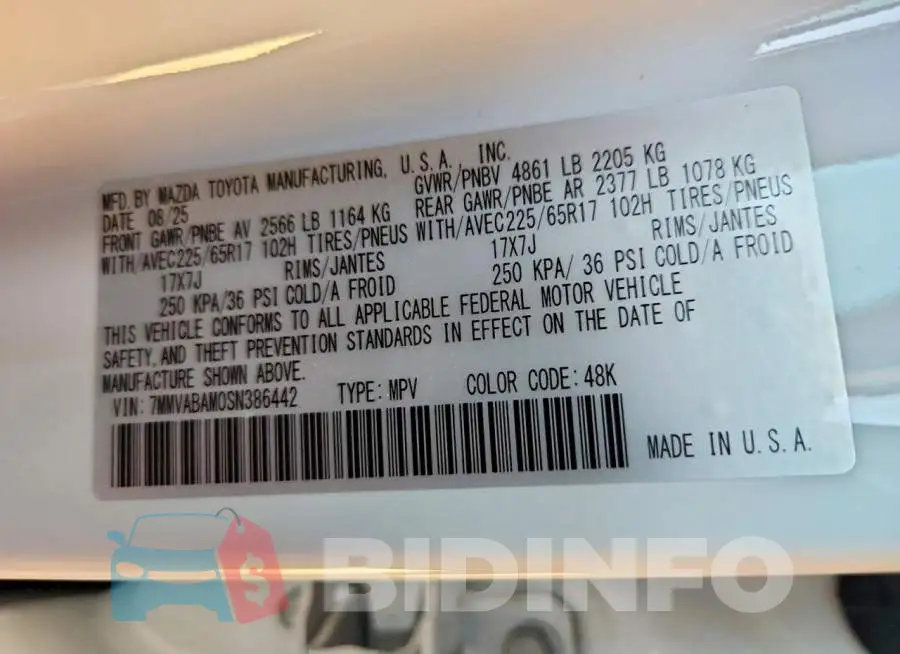 7MMVABAM0SN386442 Photo# 13