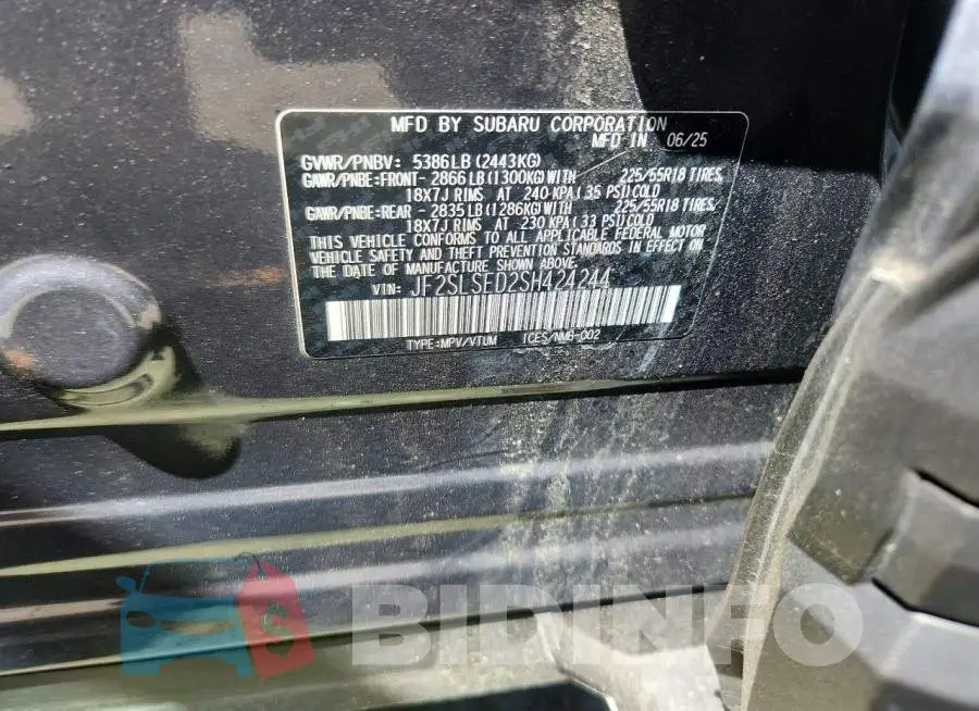 JF2SLSED2SH424244 Photo# 13