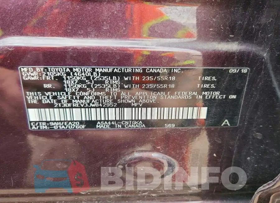 2T3DFREV3JW842952 Photo# 13