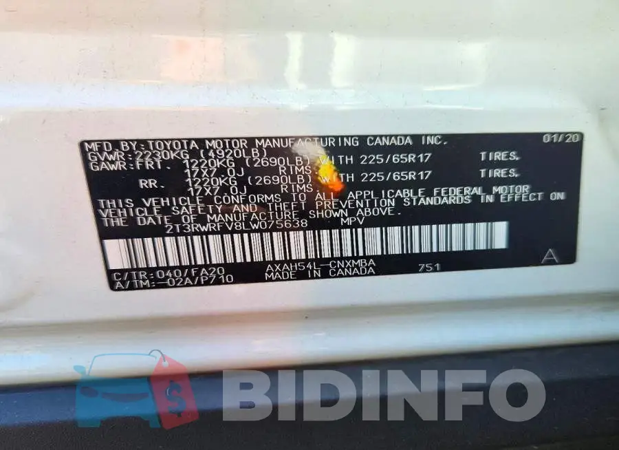 2T3RWRFV8LW075638 Photo# 12