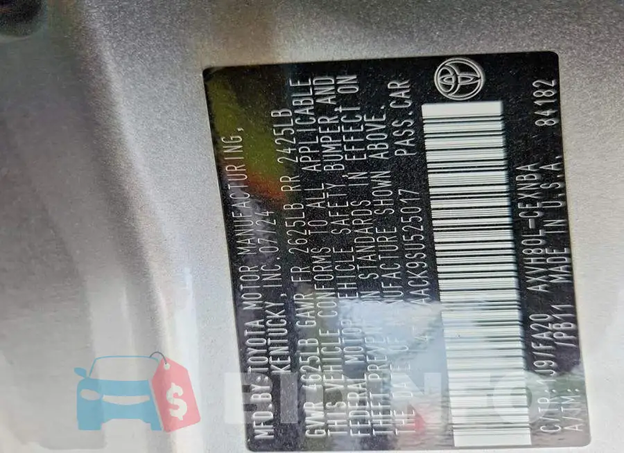 4T1DAACK9SU525017 Photo# 12