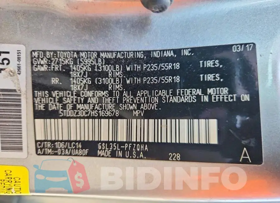 5TDDZ3DC7HS169678 Photo# 12