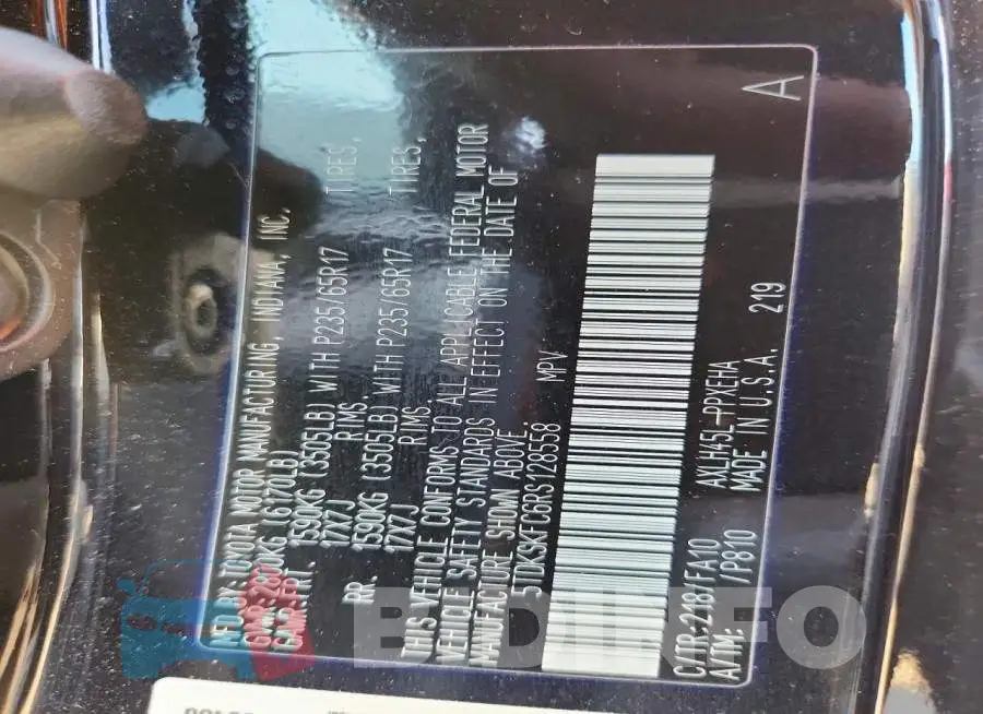 5TDKSKFC6RS128558 Photo# 13
