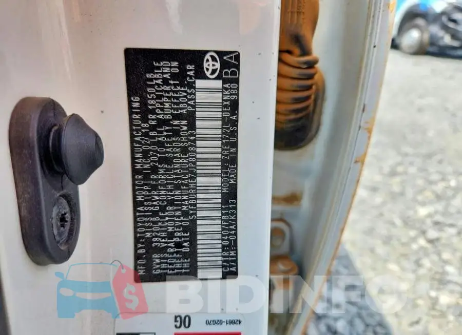 5YFBURHE7JP808743 Photo# 13