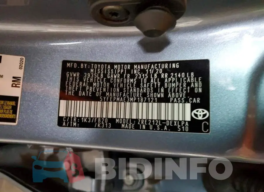 5YFEPMAE3MP187121 Photo# 12