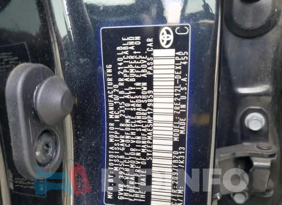 5YFEPMAE5MP179859 Photo# 13