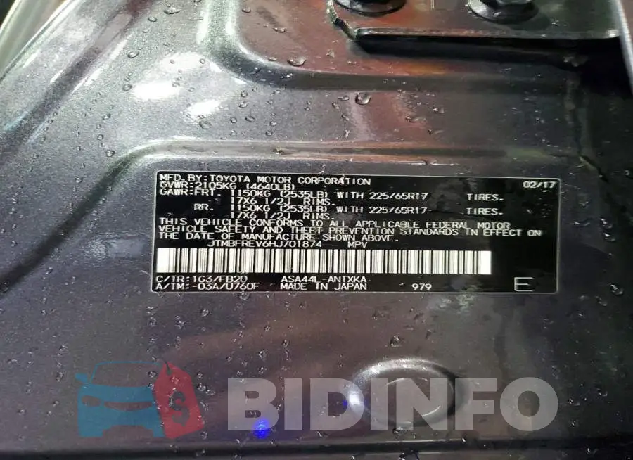JTMBFREV6HJ701874 Photo# 14