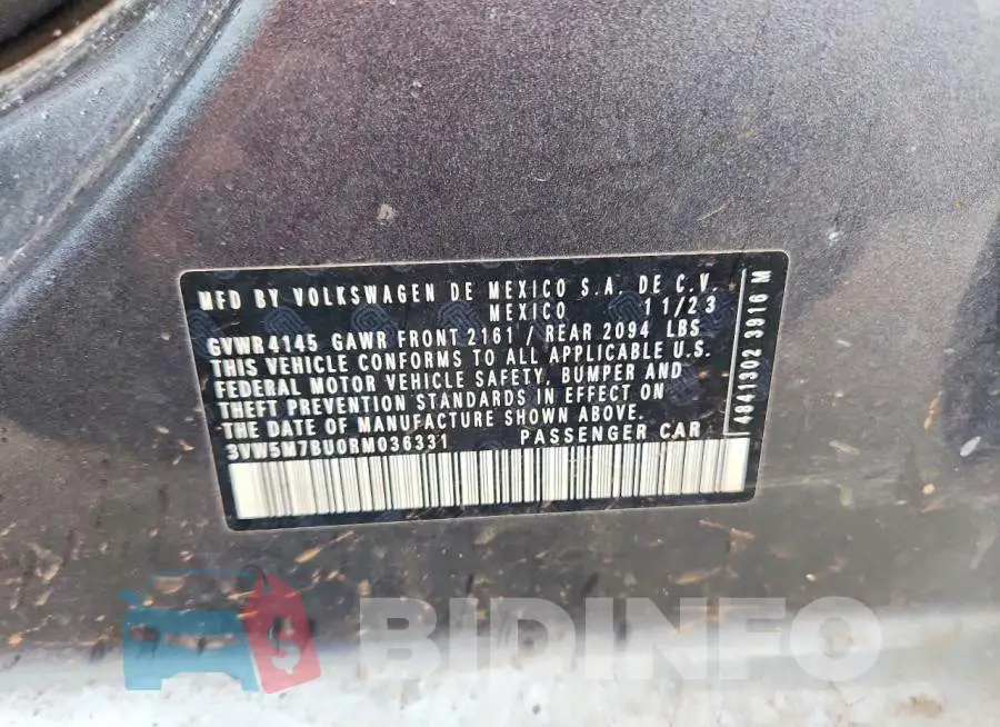 3VW5M7BU0RM036331 Photo# 12