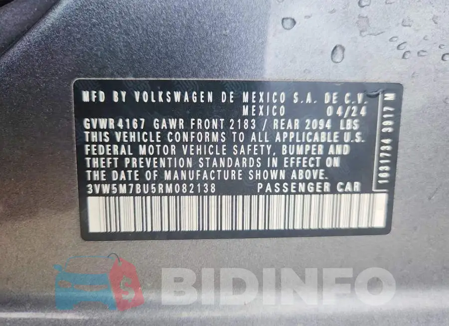 3VW5M7BU5RM082138 Photo# 12