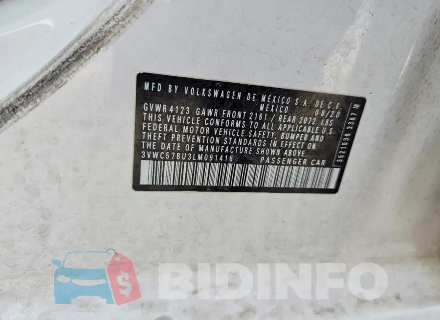3VWC57BU3LM091416 Photo# 12