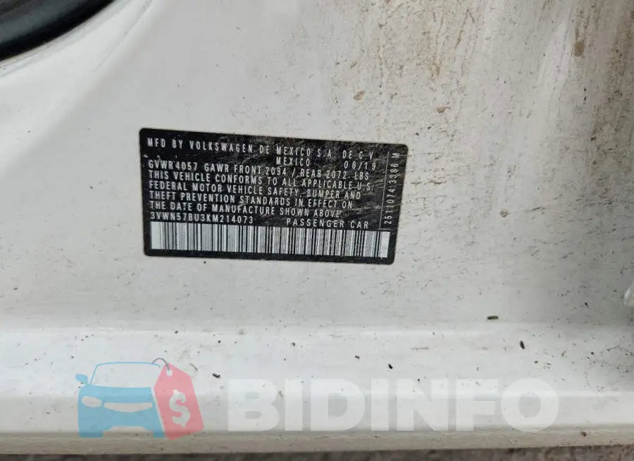 3VWN57BU3KM214073 Photo# 13