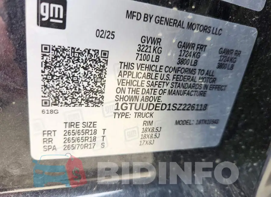 1GTUUDED1SZ226118 Photo# 13