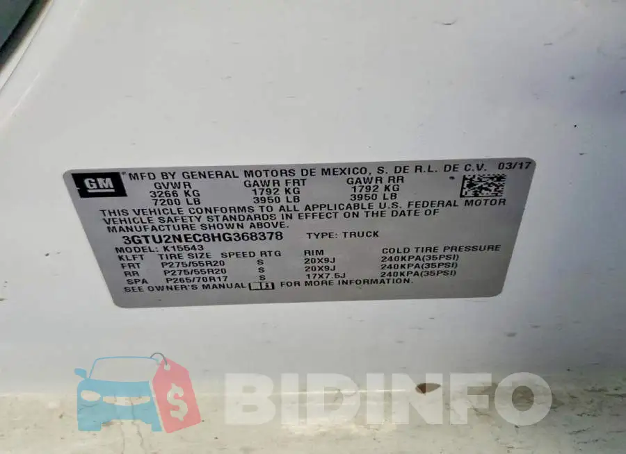 3GTU2NEC8HG368378 Photo# 12