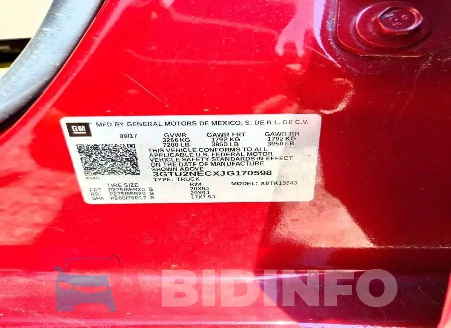 3GTU2NECXJG170598 Photo# 12