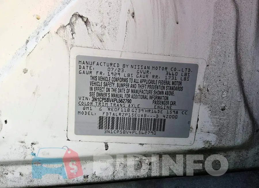3N1CP5BV4PL562790 Photo# 13