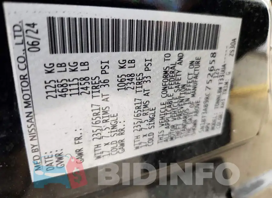 5N1BT3AB9RC752658 Photo# 12