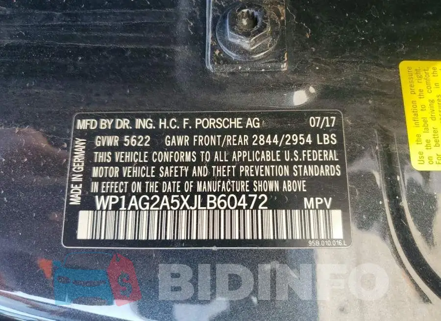 WP1AG2A5XJLB60472 Photo# 13