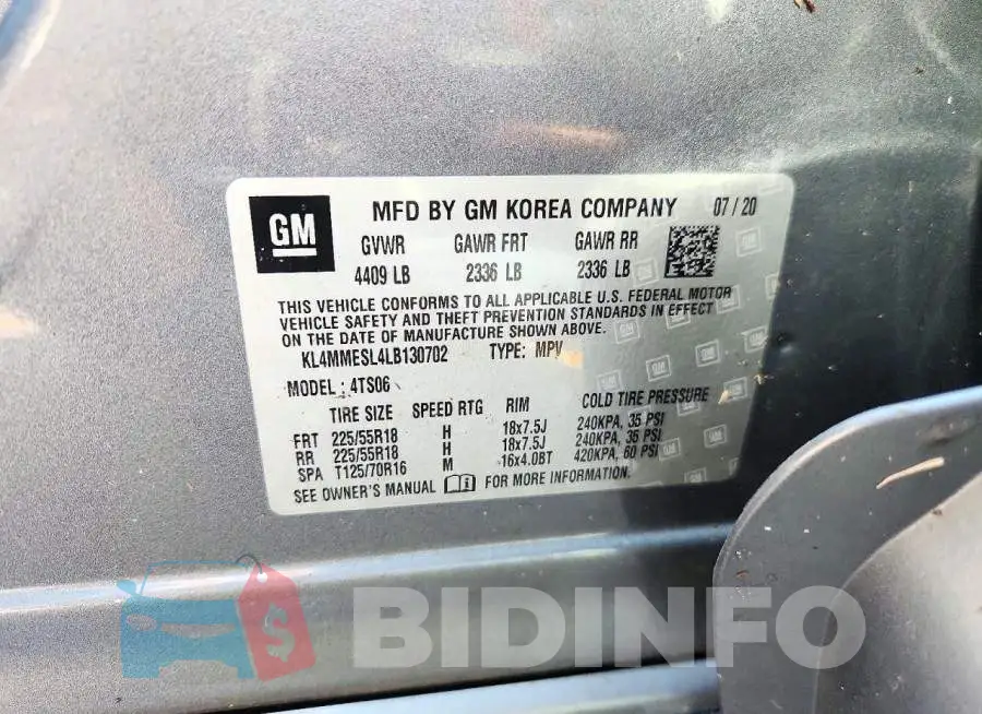 KL4MMESL4LB130702 Photo# 14