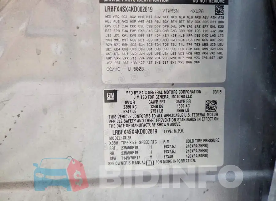 LRBFX4SX4KD002819 Photo# 12