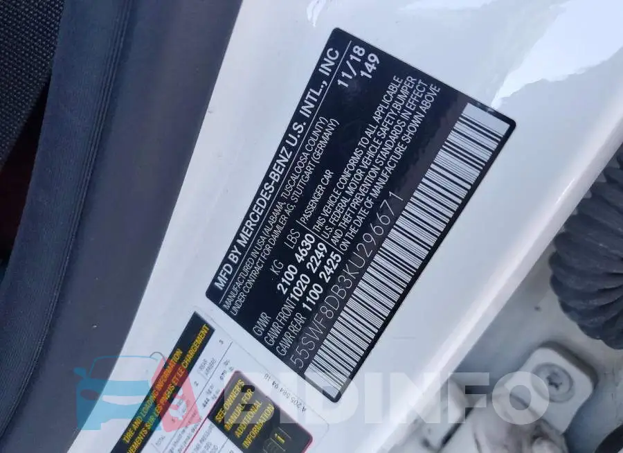 55SWF8DB3KU296671 Photo# 12